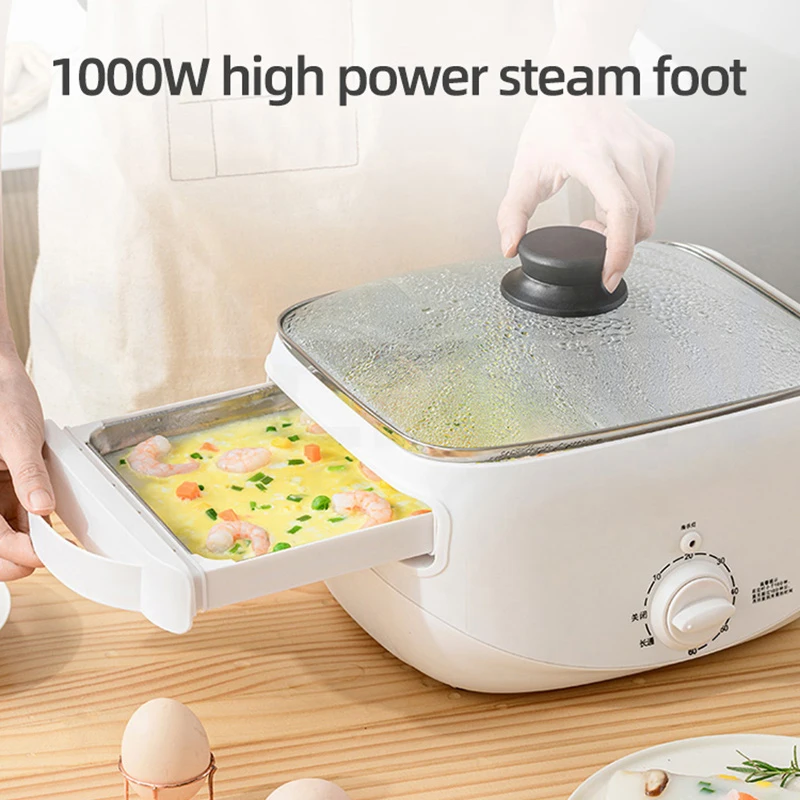 

Steamed Rice Noodles Machine Small Family Breakfast Machine Family Multi-Function Mini Drawer Electric Steamer Appliance