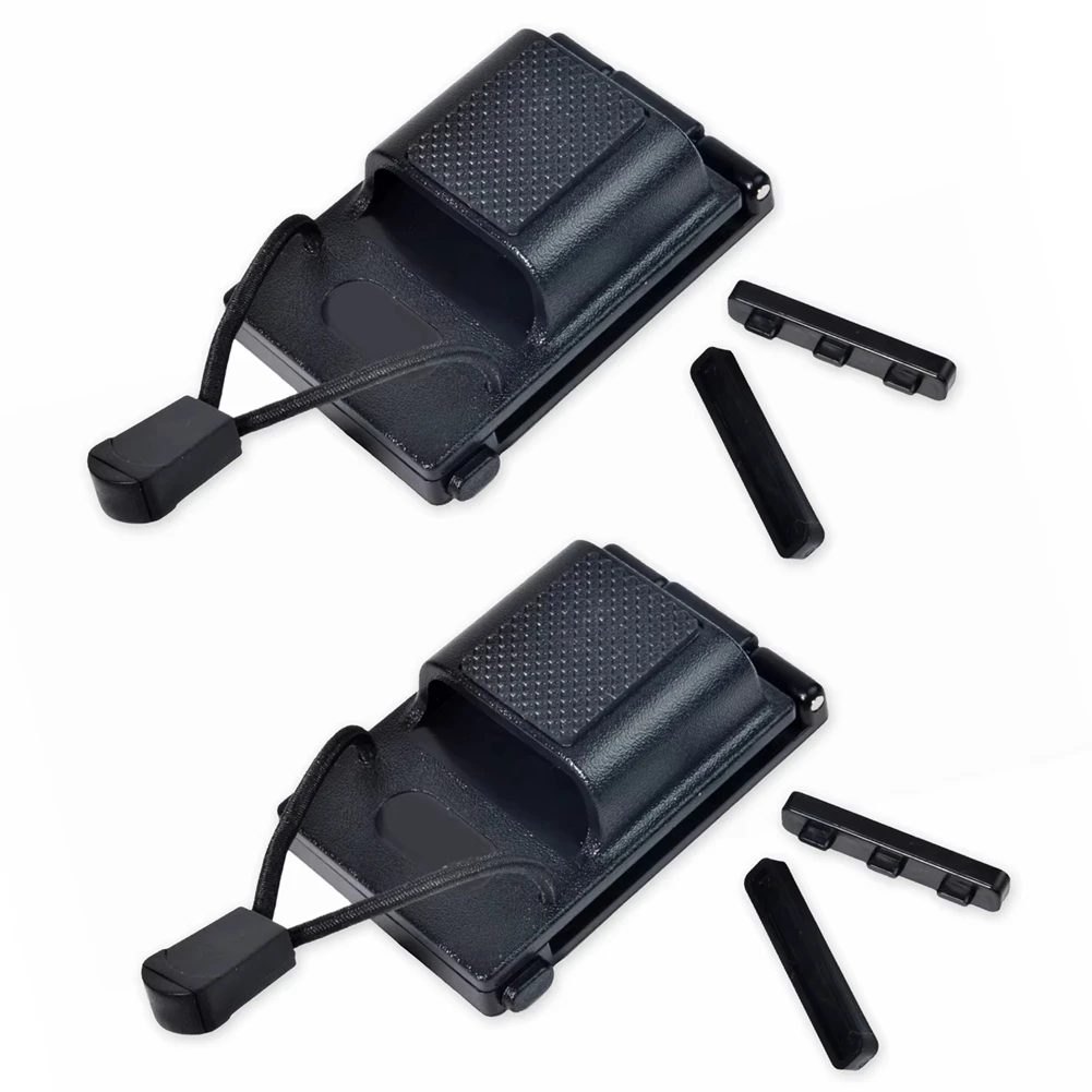 2PCS Intercom Radio Holder Belt Clip For Quick Release , Tactical Waist Hanger Buckle Bracket