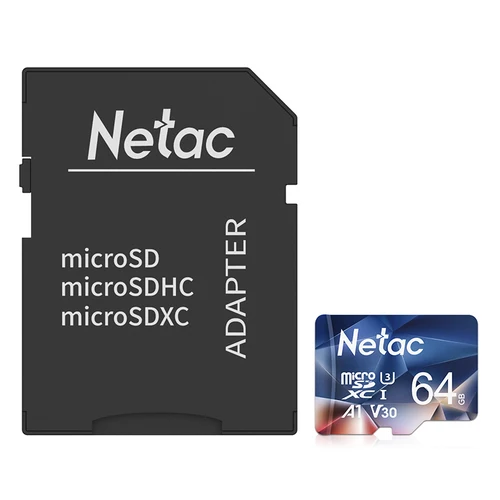Imagen 2 del producto Tarjeta SD de memoria Original Netac Micro con adaptador tarjetas microSDXC 512gb 256gb 128gb 64gb 32gb U3 Tarjeta de almacenamiento de Memoria A1 P500