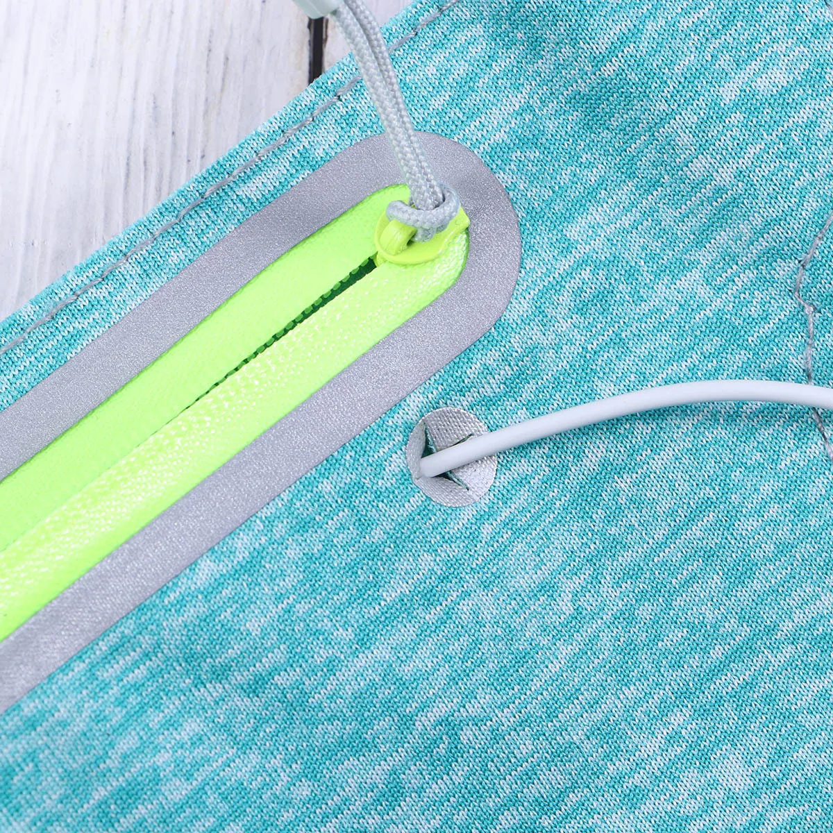 

Sports Waist Bag Waterproof Adjustable High-elastic Belt Lightweight Storage Pouch Outdoor for Keys Earphone (Blue)