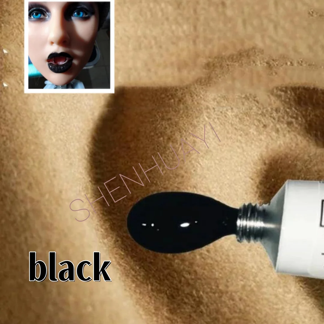 

Black silicone adhesive with strong adhesion for coloring silicone toys
