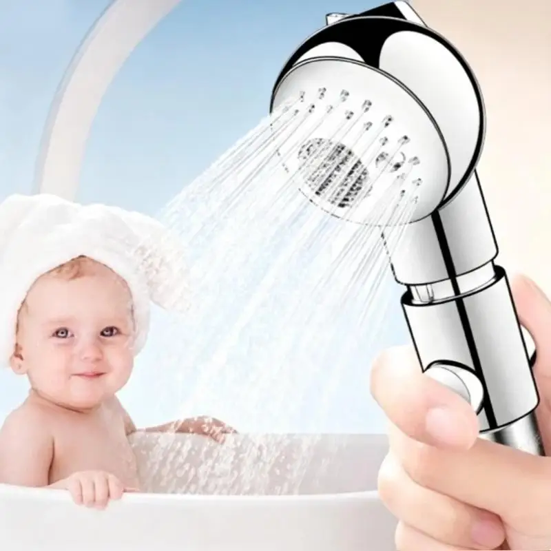 1Pcs Adjustable Pet Bath Shower Sprayer 2 Spray Modes On Off Switch Soft Water Saving Baby Shower Head