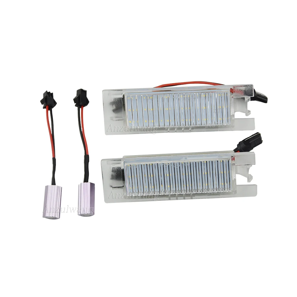 2PCS For Fiat Grande Punto(199)2005-2011 LED License Number Plate Lights Lamp For Fiat Bravo 2007–2014 view 4