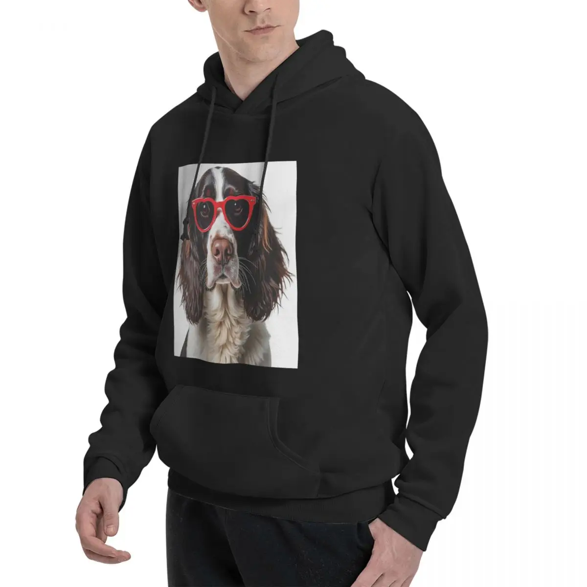 English Springer Spaniel Dog Hoodies Men's Women Casual Pullover Sweatshirts Fashion Long Sleeve Hooded Autumn Winter
