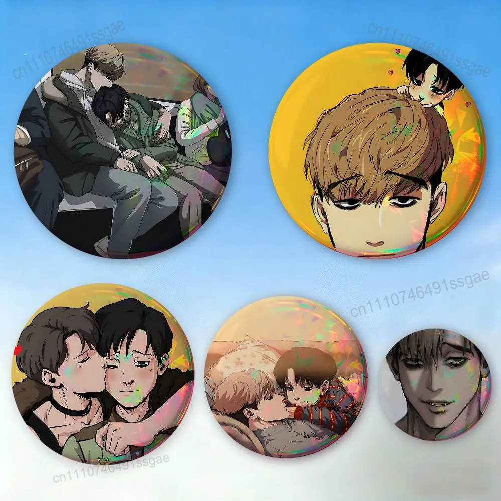 K-Killing S-Stalking Manga Badges,Cartoon,Art, Brooches, Pins, Tin Props, Christmas Gifts, Birthday Gifts