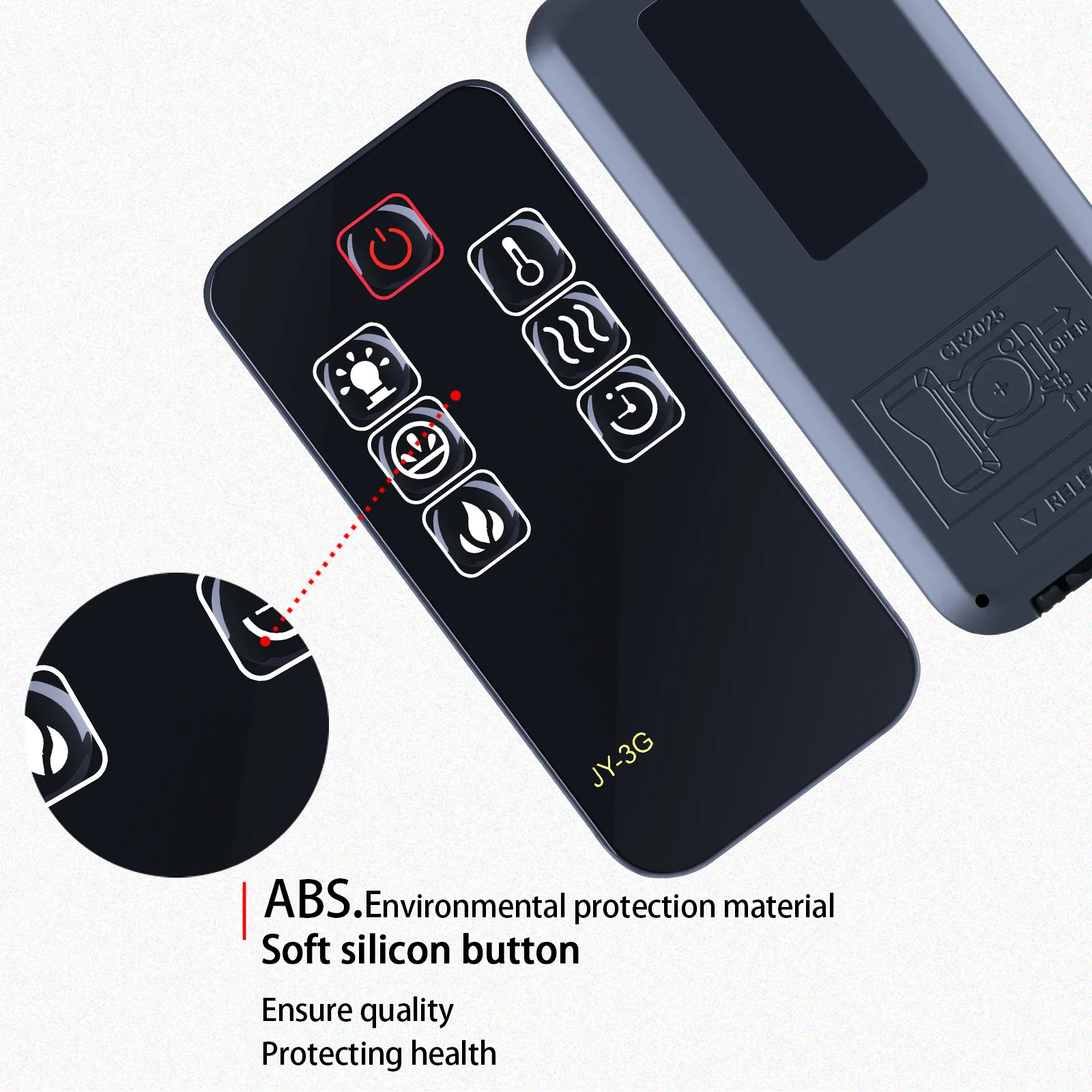 جهاز تحكم عن بعد جديد لسخان الموقد الكهربائي Della Muskoka Pleasant Hearth JY-3G