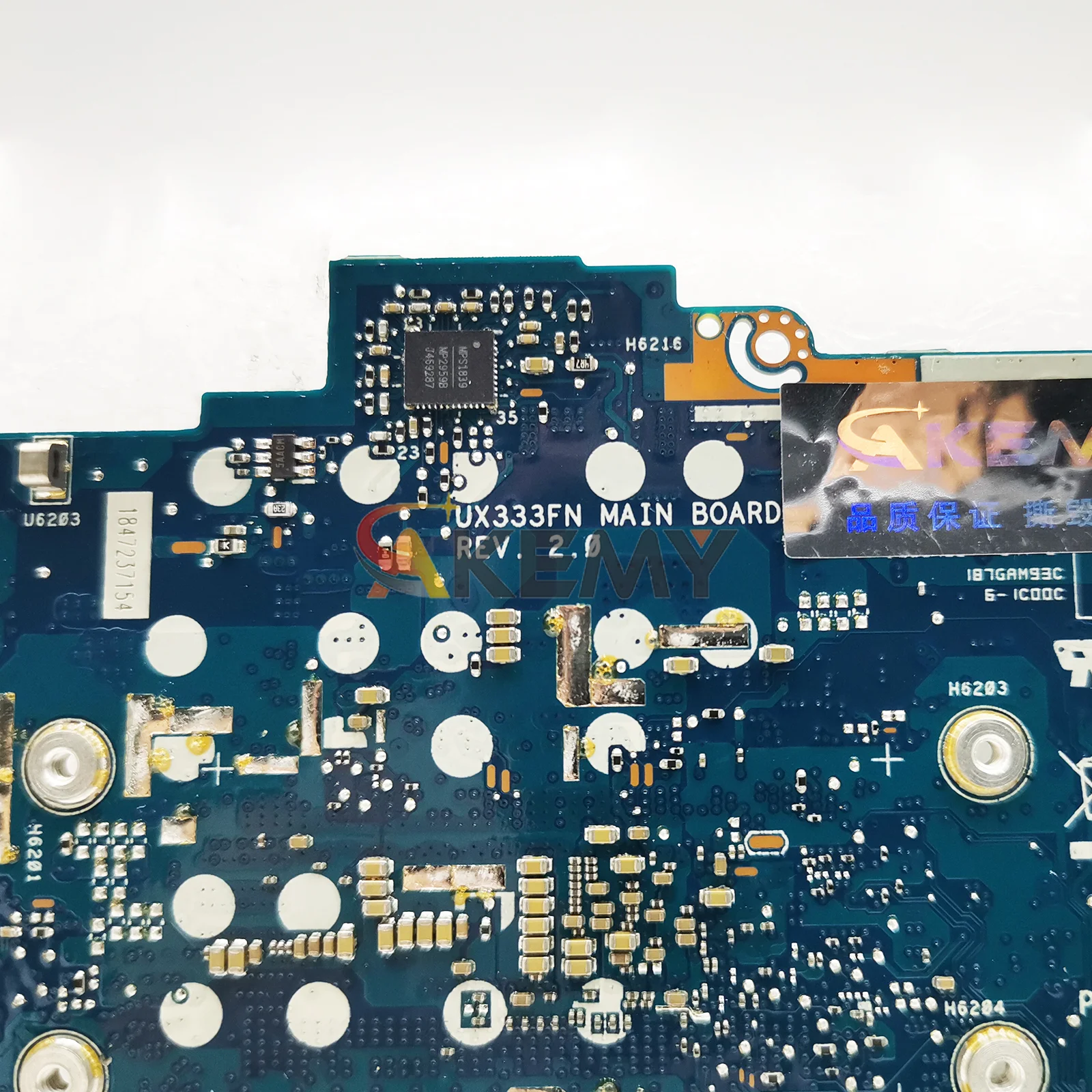 ASUS ZenBook U3300F BX333F RX333F UX333F UX333FN 메인보드용 UX333FN 노트북 마더보드(I3 I5 I7 CPU 포함) 100% 테스트 완료 OK stk