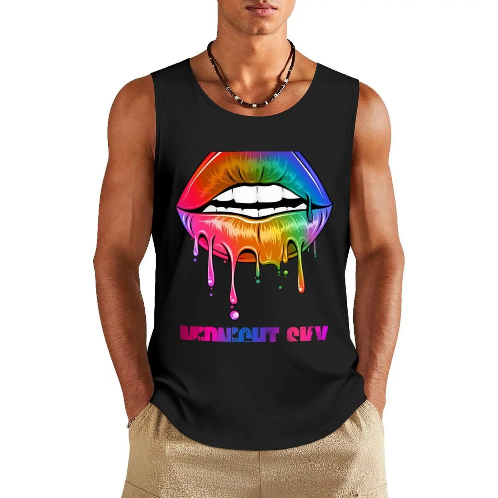 

Midnight Sky Perfect Gift|miley cyrus gift Tank Top summer clothes men 2025 fashion 2025 man mens designer clothes plain t-shirt