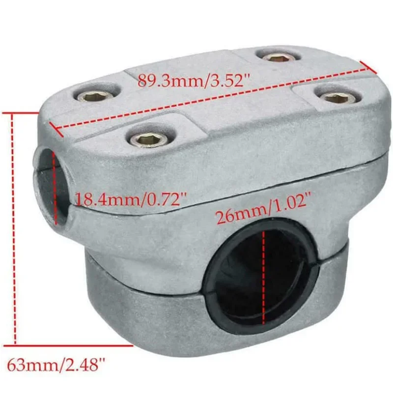 Langlebige Aluminium Feste Rasenmäher Universal Griff Klemme Luxus Halter Werkzeuge Halterung Pinsel Cutter Trimmer Praktisches Zubehör – Detail 4