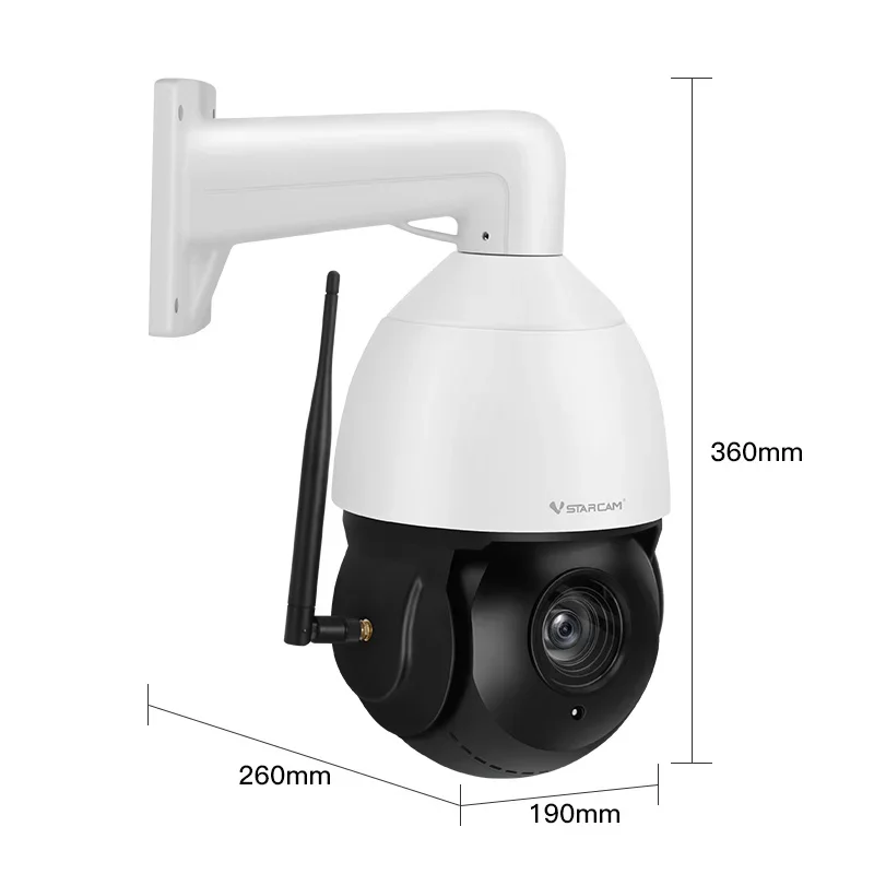 VStarcam PTZ Camera outdoor 30x optical zoom wifi6 ip security camera system 360 degree solar cctv camera 5mp wifi poe