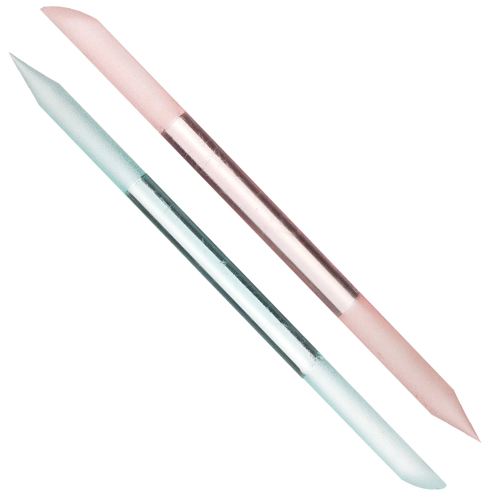 2 قطعة ملف الأظافر الزجاجية مسمار الرملي قطاع مجموعة أدوات مانيكير النساء أدوات مانيكير للأظافر الأنيقة المصقولة الزجاج تلميع الشريط #5