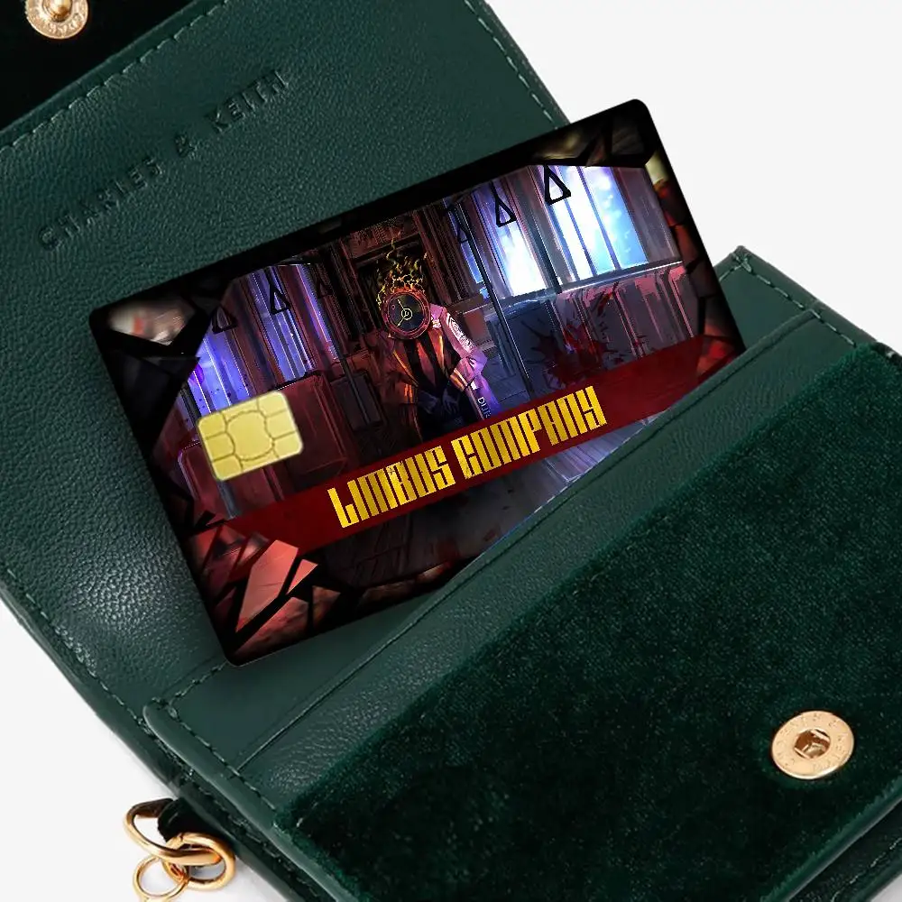 L-Limbus Company Gra 100% Gorąca Wyprzedaż Anime Karta Kredytowa Debetowa Bankowa Karta Autobusowa Naklejka na Telefon