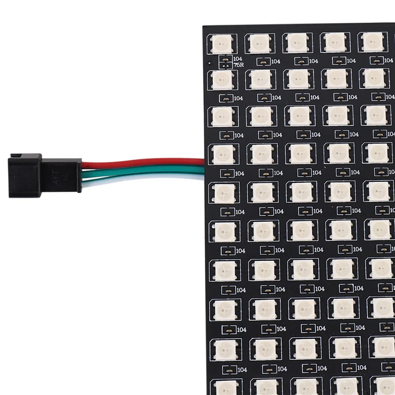 

Hot-5X LED Matrix Panel, WS2812B RGB 832 Pixels Digital Flexible Dot Matrix Individually Addressable LED Display Screen