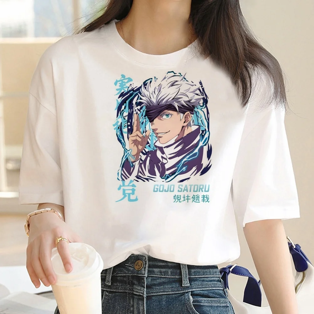 Toji Fushiguro t-shirt women alternative  japanese harajuku top tees y2k japan streetwear