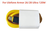 6A 120W For Ulefone Armor 28 Ultra Official Cellphone PD Fast Charger Type C To Type C Cable Data Line For Ulefone Armor 26 Wire