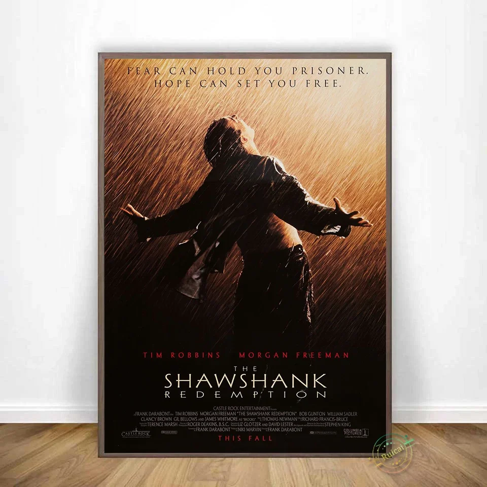 The Shawshank Redemption Poster Classic Movie Wall Art Print Canvas Painting Decoration For Living Room Bedroom Decor Gift