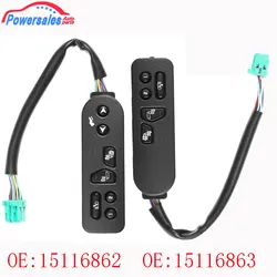 New Power Seat Switch Control For Chevrolet Escalade Tahoe Yukon Avalanche 2003-2006 15116862 15116863
