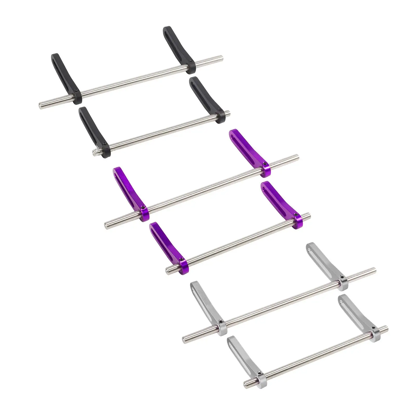 

Front and Rear Bumpers RC Crawler Bumpers Replacements 1:10 Spare Parts DIY Accs for SCX10 Lcg Aluminum Alloy RC Bumpers