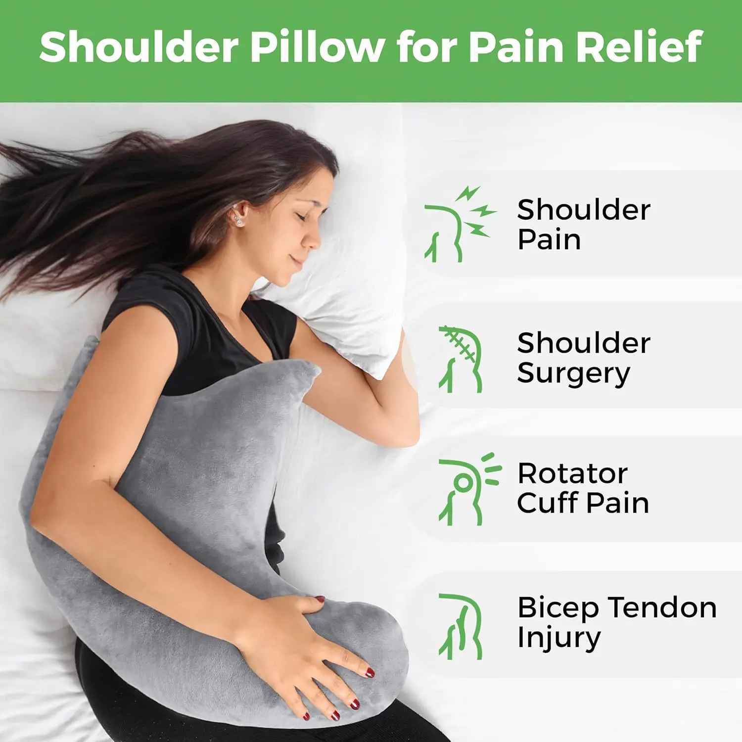 Best Selling Rotator Cuff Pillow Shoulder Surgery Special Pillow Side Sleeping Shoulder Support Cushion Arm Support Pillow