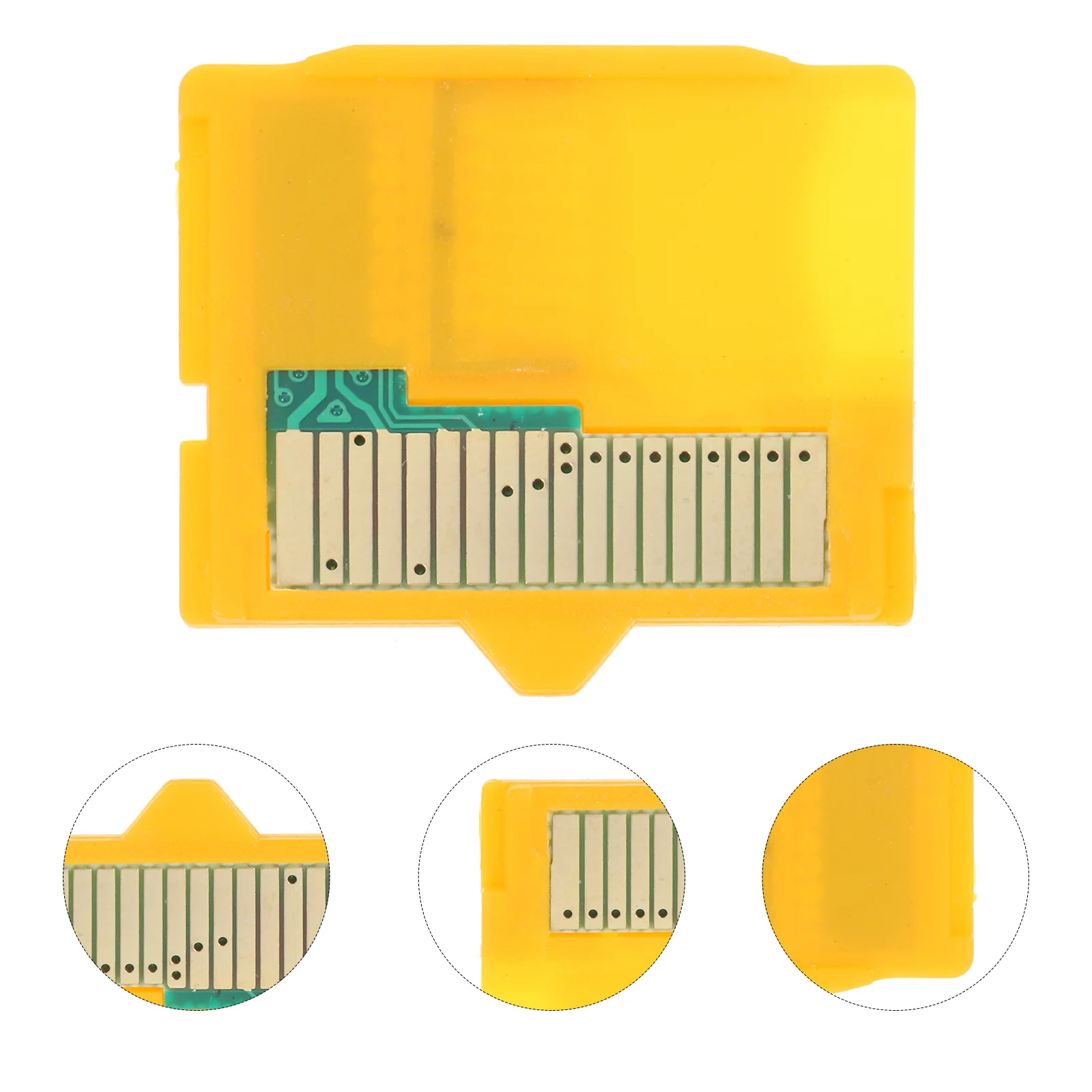 Adaptador de cámara para insertar/(amarillo) A Adaptador de memoria, 2 piezas-1