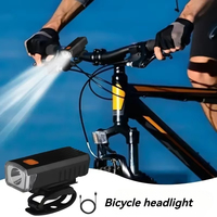MTB Bike Front Light USB Rechargeable Waterproof ABS MTB Front Rear Lights 1000LM High Lumens Outdoor Bicycle Accessories