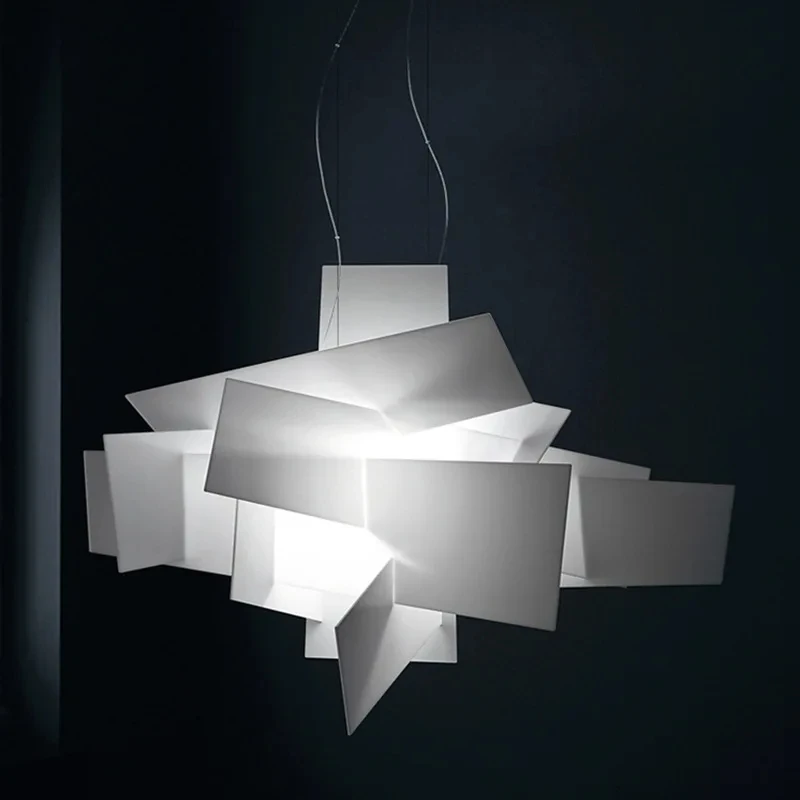 foscarini white grande bang acrilico pendurado lampada luminaria led criativa nordic fixture sala de jantar decoracao de casa cx193dp 01