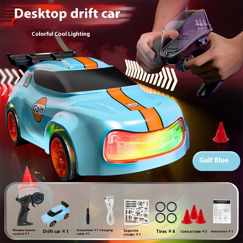 

New Product 1: 64 Desktop Racing Drift Car 2.4g 4wd Mini Remote Control Car Rc Car Electric Toy Car Children'S Gift