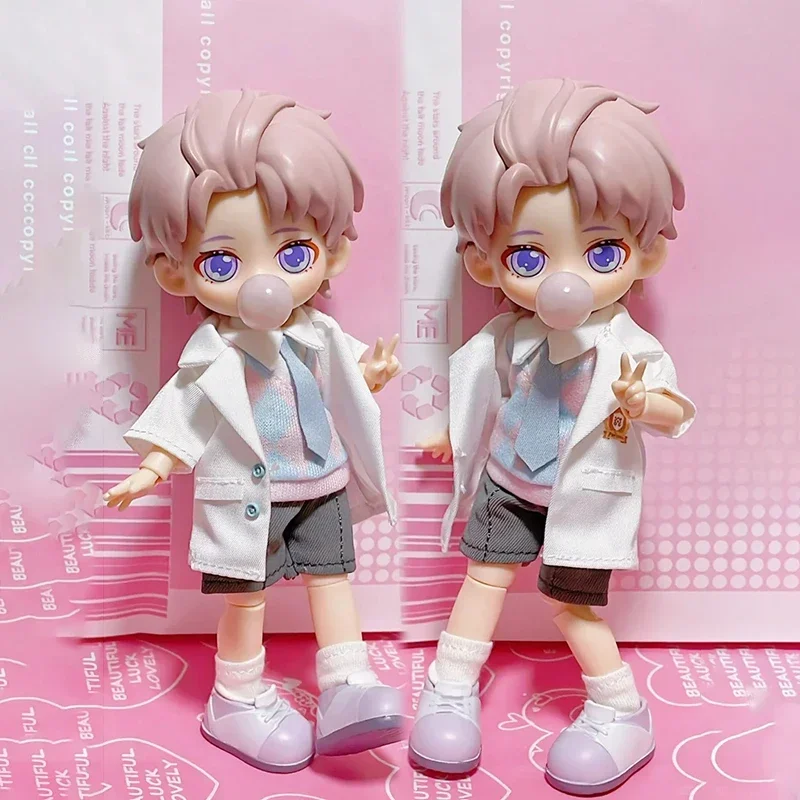 

Peetsoon Male Classmate Series Blind Box Kawaii 1/12 Obtisu1 Model Dolls Mystery Box Cute Decor Figure Toys Christmas Gifts