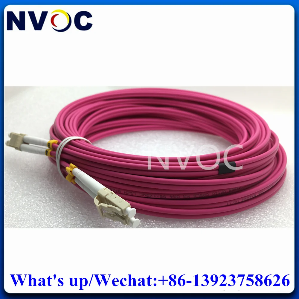 35Meter,OM4,DX,3.0mm,LSZH Pink Jacket, LC-LC/ST Fiber ZipCord Patch Cord,35M LC-SC/FC Multi-Mode OM3 Fiber Cable Duplex Jumper