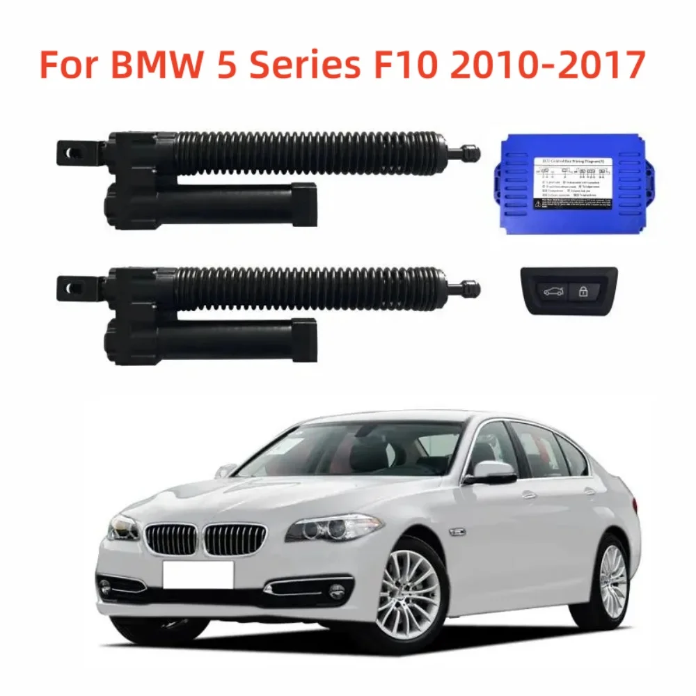 Smart Electric Tailgate Double Lever Trunk Lifter Auto Fittings For BMW 5 Series F10 Rear Trunk Upgrade Anti-pinch 3 Controls