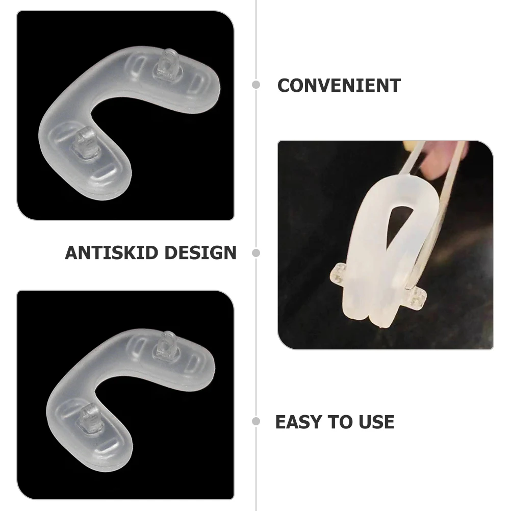 

8pcs Glasses Nose Pads Eyeglass Replaceable Silicone Cushion Non Slip Pad For Matte Finish Suitable For Glasses