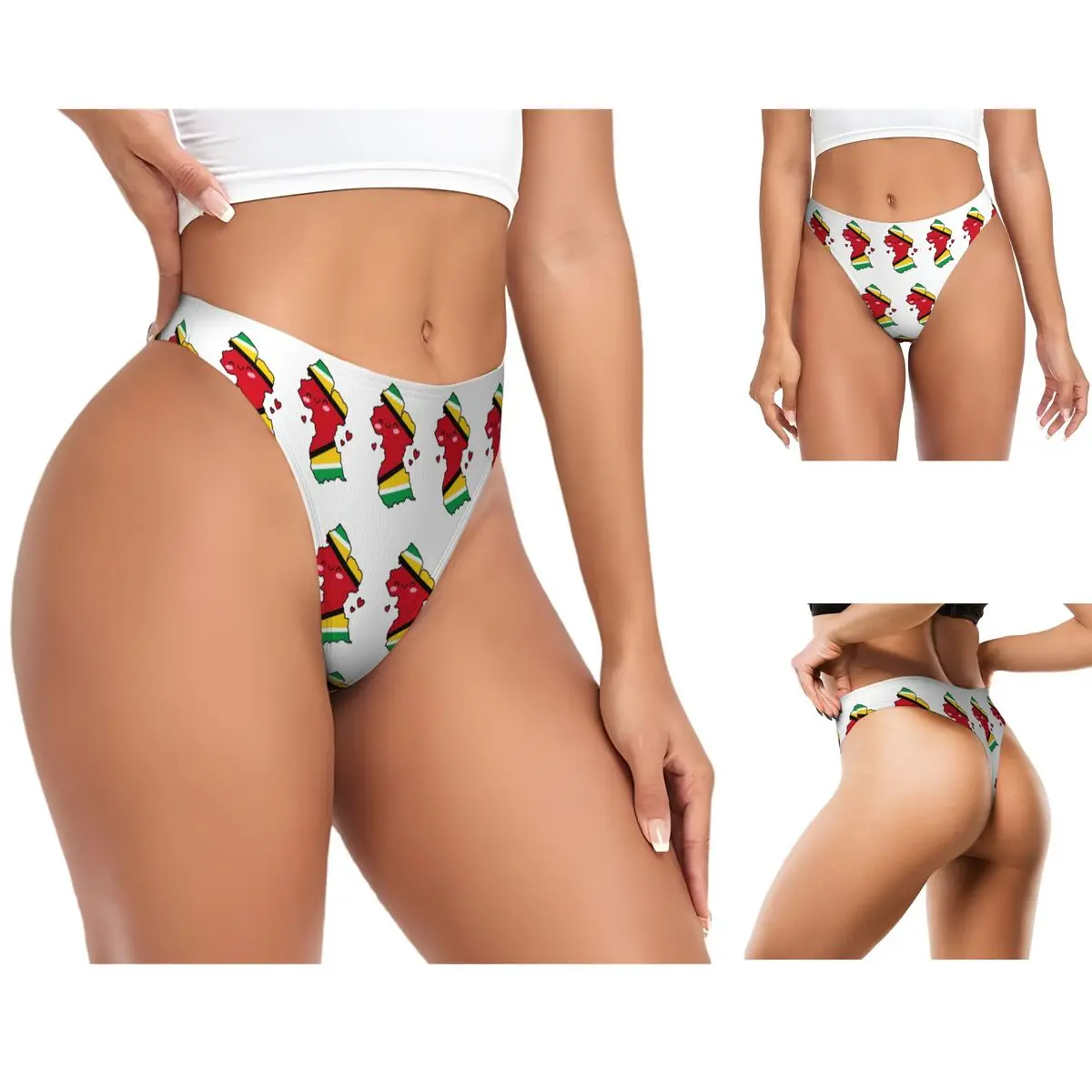 calcinha-g-string-personalizada-com-mapa-da-bandeira-da-guiana-e-mensagem-de-amor-respiravel-confortavel-e-elastica-para-mulheres