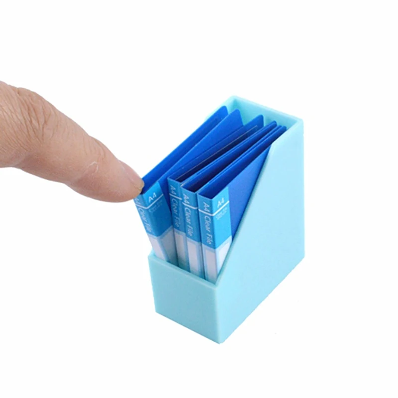 Mini Clip de tablero de escritura para casa de muñecas, carpeta de archivos de cuaderno, tablero de papelería, juguetes, escritorio de oficina, modelo de carpeta de simulación, 1Pc