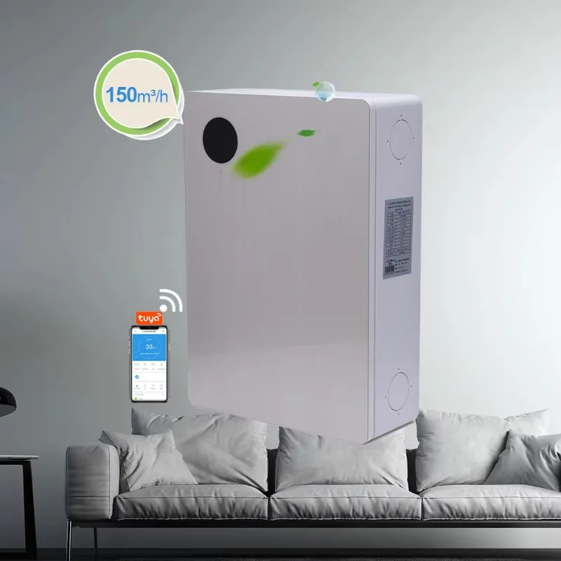 ERV single room fresh air system  positive pressure ventilation