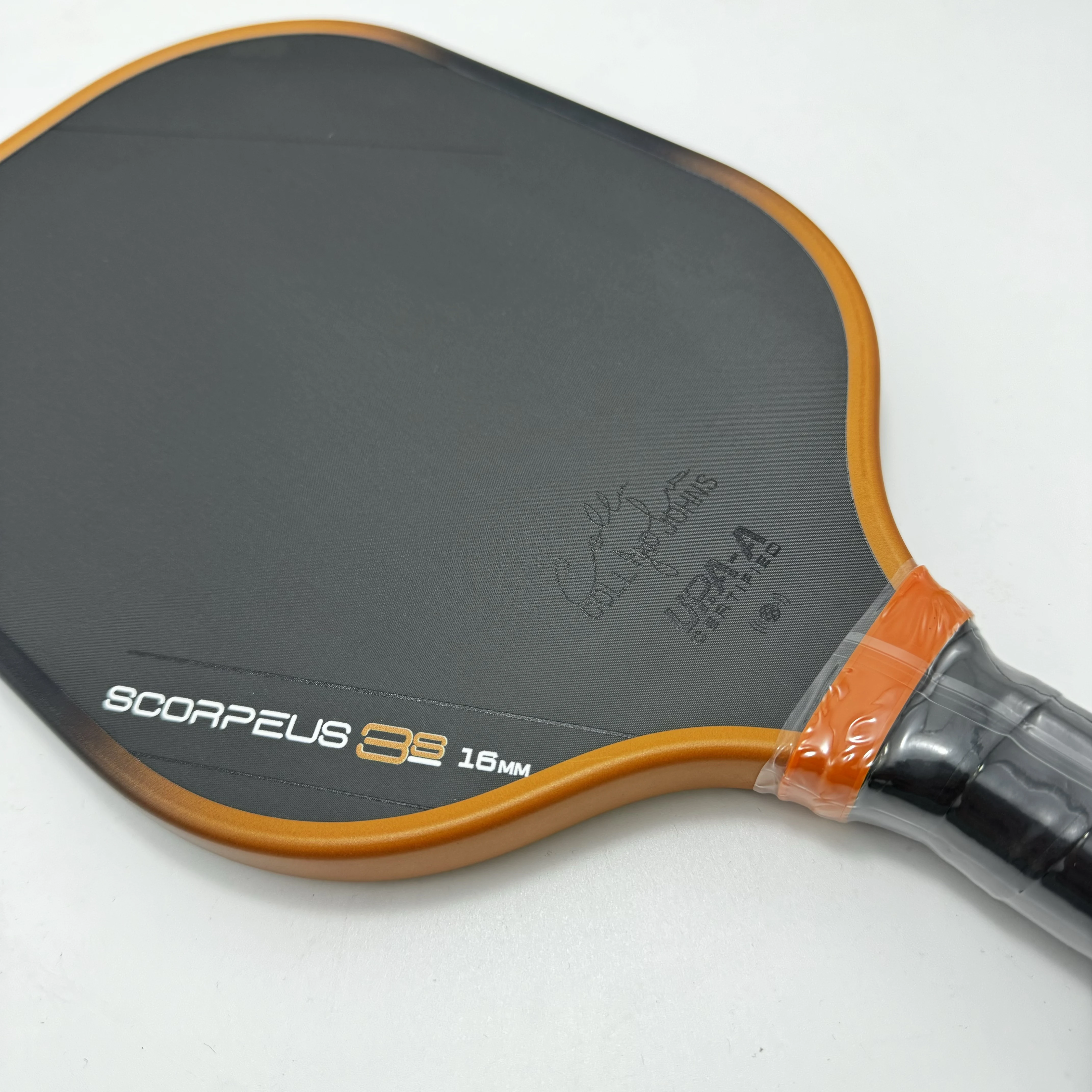 2025 Collin Johns Scorpeus3S CFS 16mm Core Thermoforming 3 Layer Toray T700 Raw Carbon Fiber Pickleball Paddle