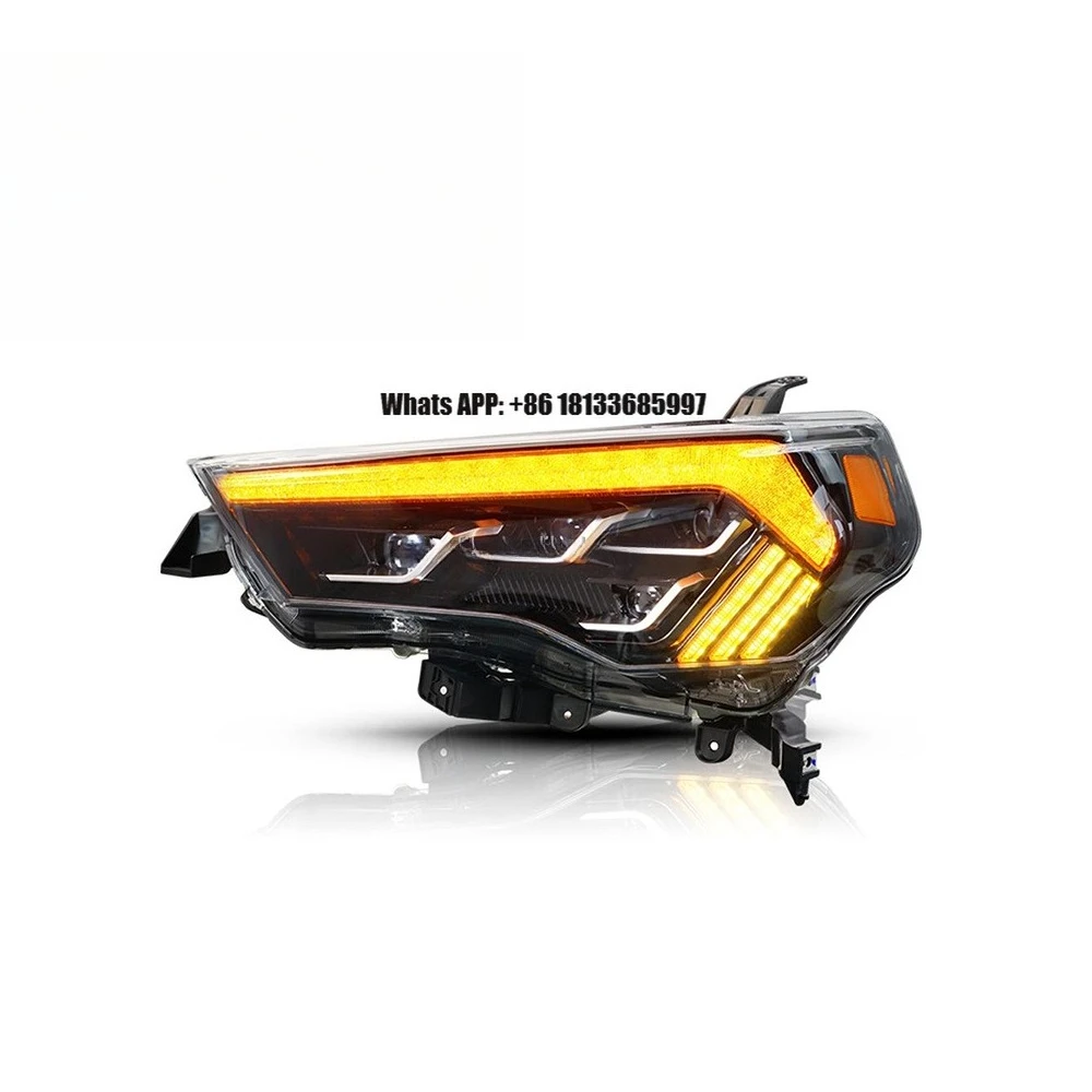 

Parts Upgrade Modified Full LED Headlamp Assembly Triple Beam Front Headlight for 2010 - 2023 4Runner