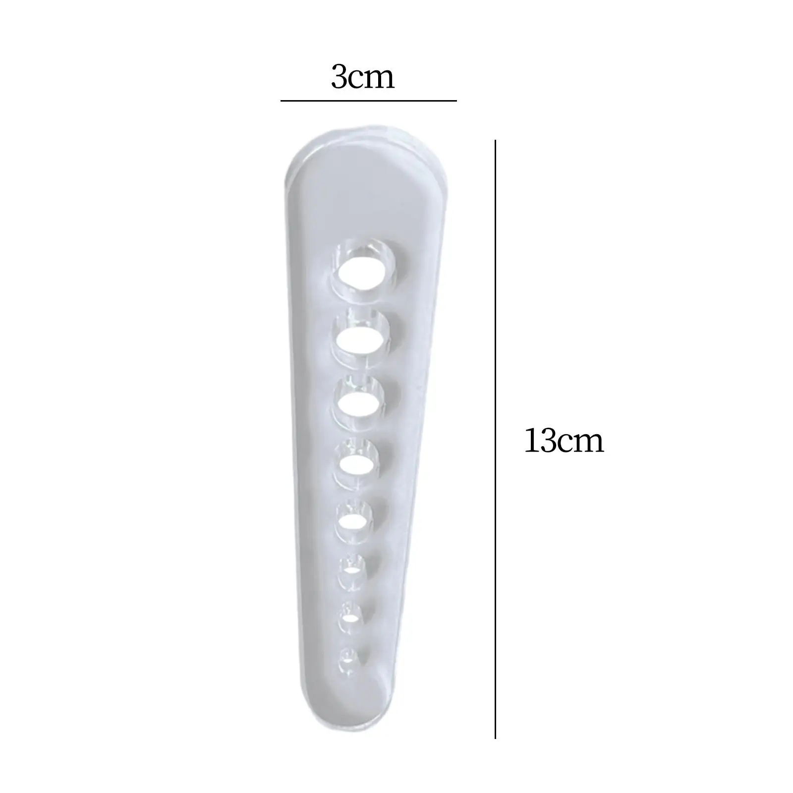 Herb Stripper Acrylic Leaf Remover 8 Hole Peeler Tool Multifunction Kitchen Gadget for Kale Basil Thyme