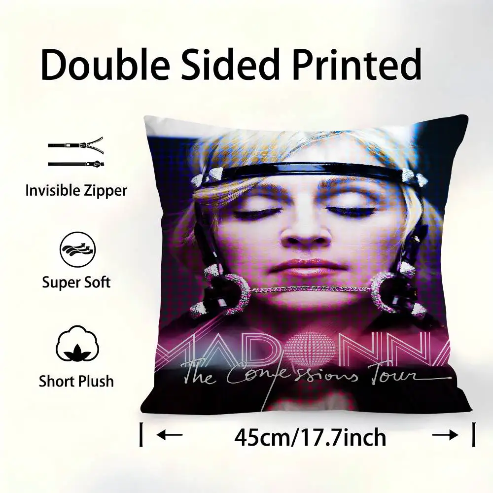 

Singer M-Madonna Lucky Dragon Pillow Cover Sofa Cushion Cover Home Room Decoration Children Gift