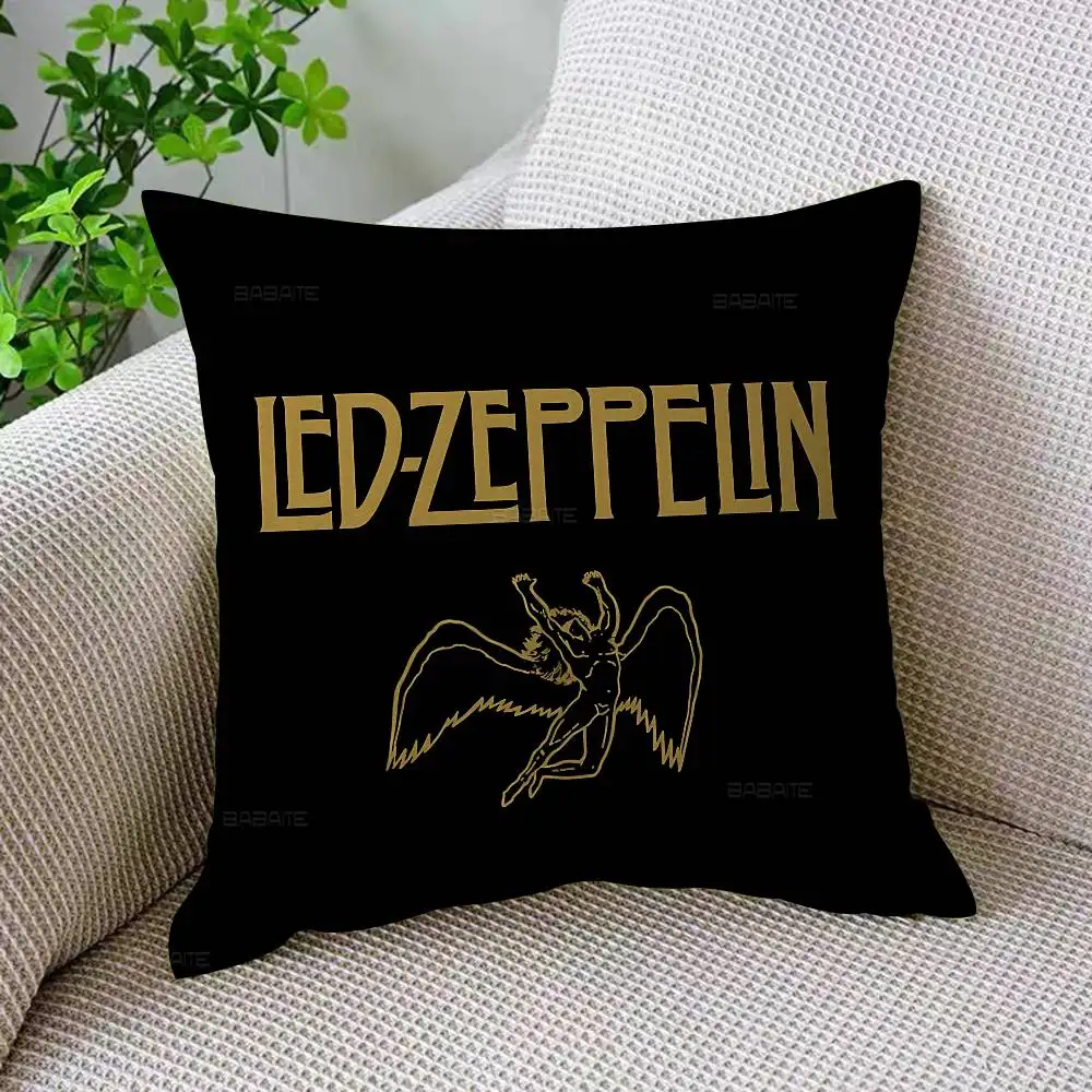 Vintage Band L-Led Z-Zeppelin Cushion Cover Pillowcase Upholstery Sofa Throw Pillow Home Decor Pillowcas
