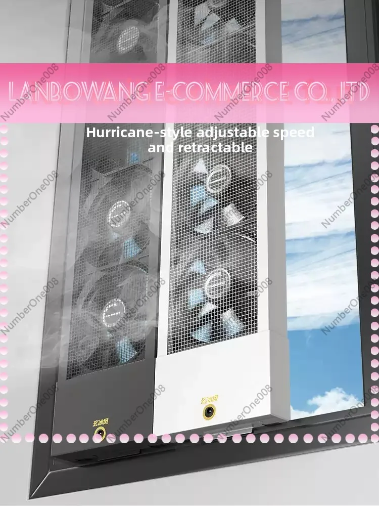 

Household non-punching window exhaust fan,free installation, non-opening glass window ventilation fan, strong silent exhaust fan
