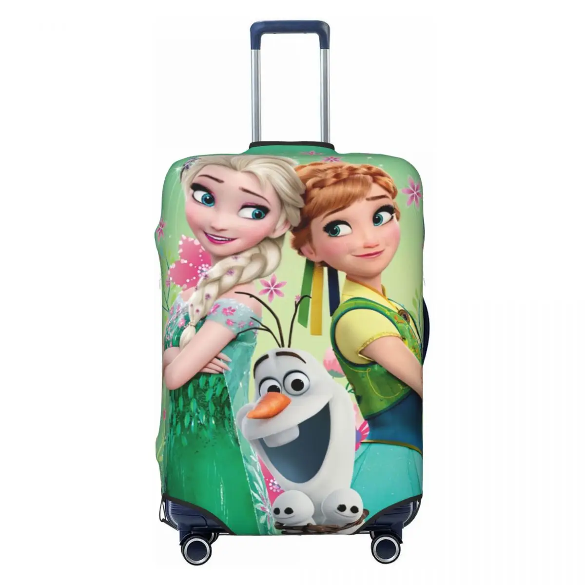 

Elsa Anna Frozen Princess Luggage Cover Elastic Travel Suitcase Protective Covers Fits 18-32 Inch