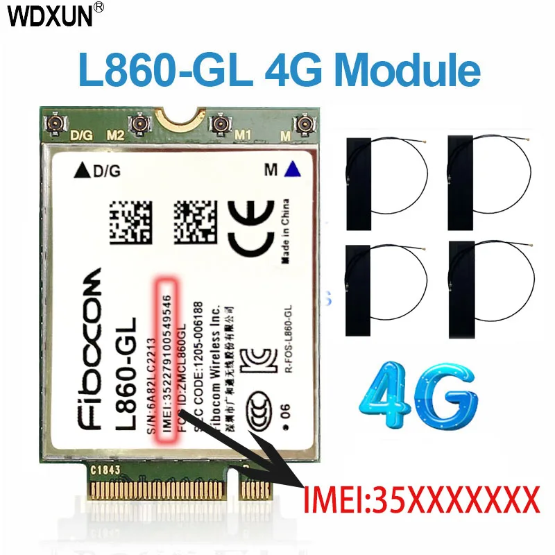 Fibocom L860-GL 4G Module Wlan Card LTE-A Pro CAT16 4G LTE L860