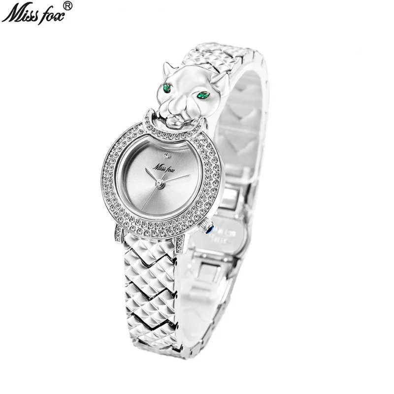 Offizielle Marke von kostenlosen Versand echte Waren Design Leopard kleines Zifferblatt Armband Uhr trend ige Mode Quarz Uhr exquisite Frauen