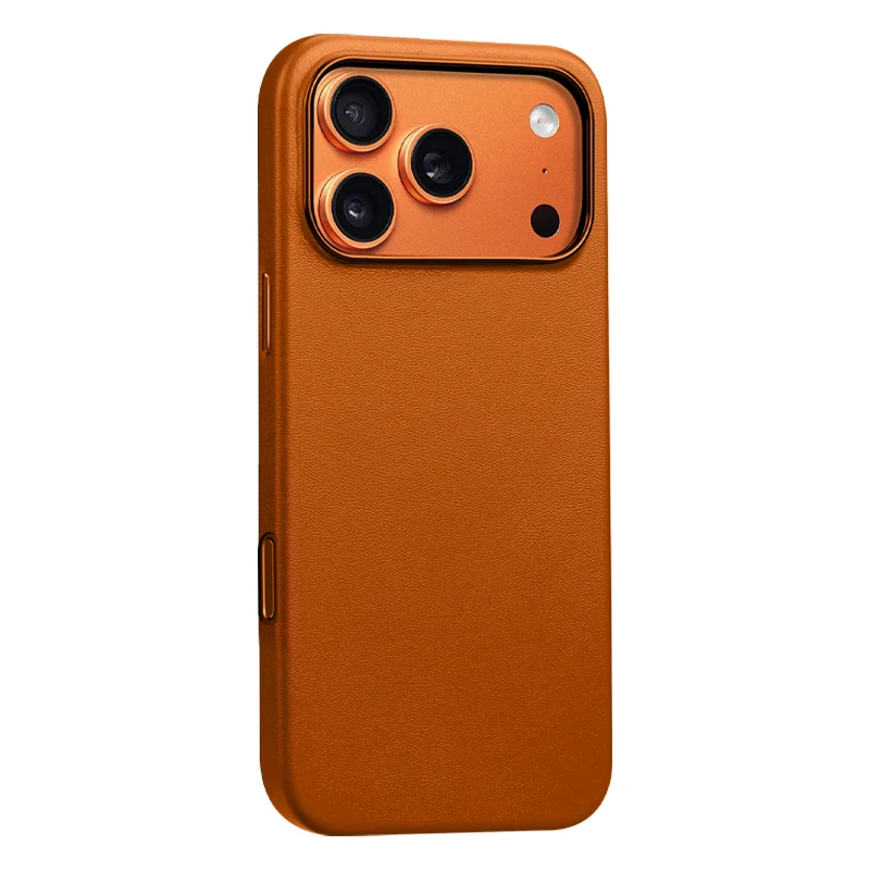 

100% Genuine Italy Napa Leather Premium Handmade Magnetic Phone Case for iPhone 17 /17 Pro /17 Air /17 Pro Max with Magsafe