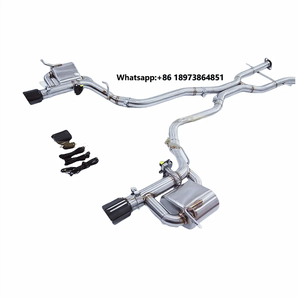 

High Performance Valve Exhaust Catback for Jeep Grand Cherokee Trackhawk 6.2 L 6.4 L Stainless Steel Exhaust System Muffler