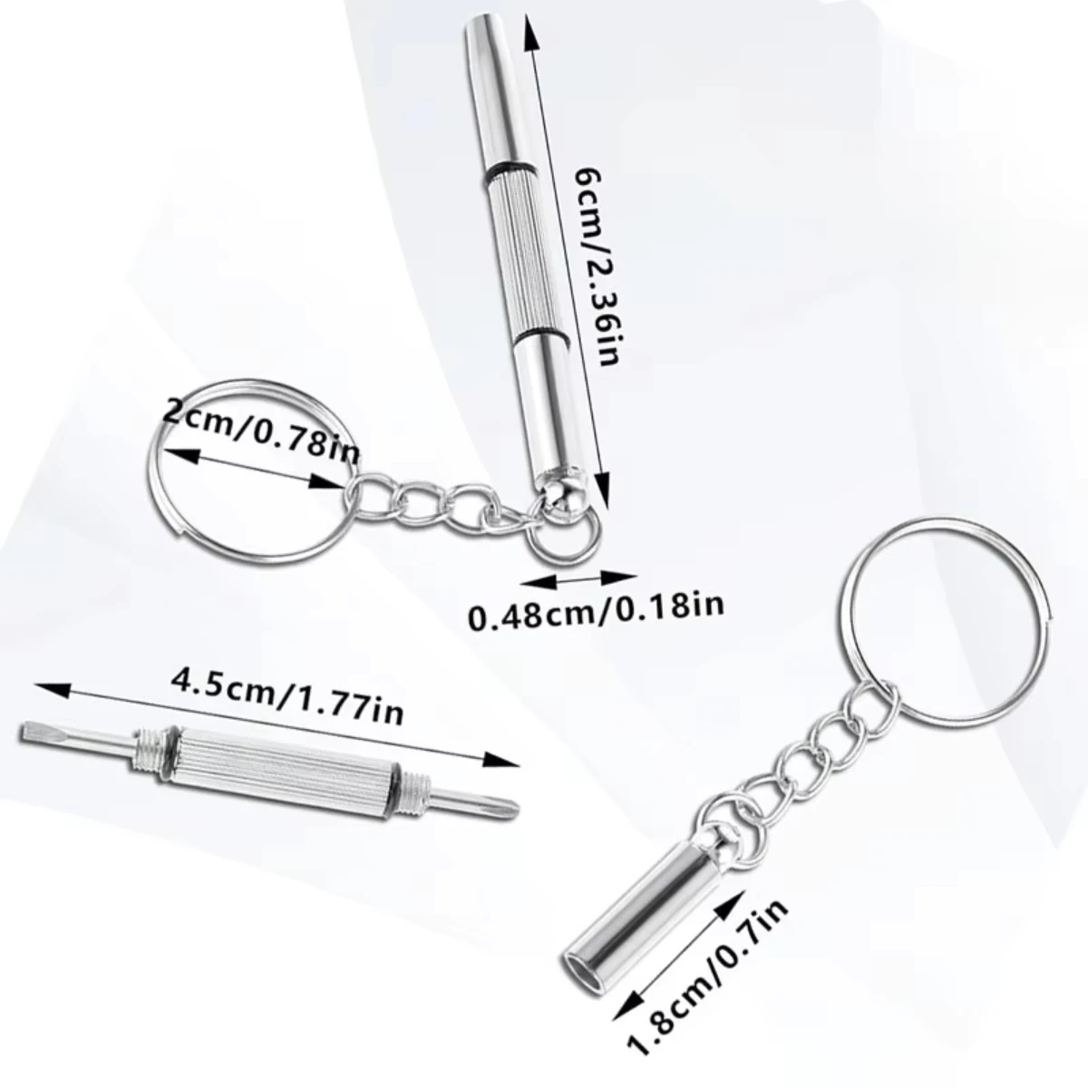 3/5pcs Mini Hand Glasses Screwdrivers 3-in-1 Spectacle Repair Kits Multifunction Sunglass Watch Glasses Screwdriver Set with