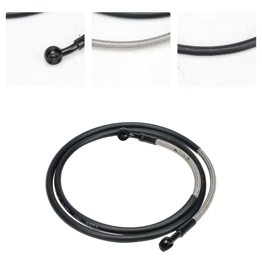 

Motorcycle Brake Hose Line For YZ125 YZ250 YZ426 WR250F 1996-2023 Direct Replacement -Durable Black Auto Part