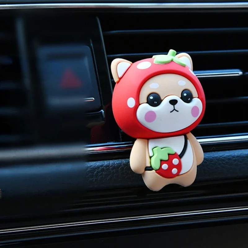 

Xiaocaichai Cute Cartoon Shiba Inu Car Perfume High-grade Durable Light Fragrance Outlet Aroma Car Interior Decoration