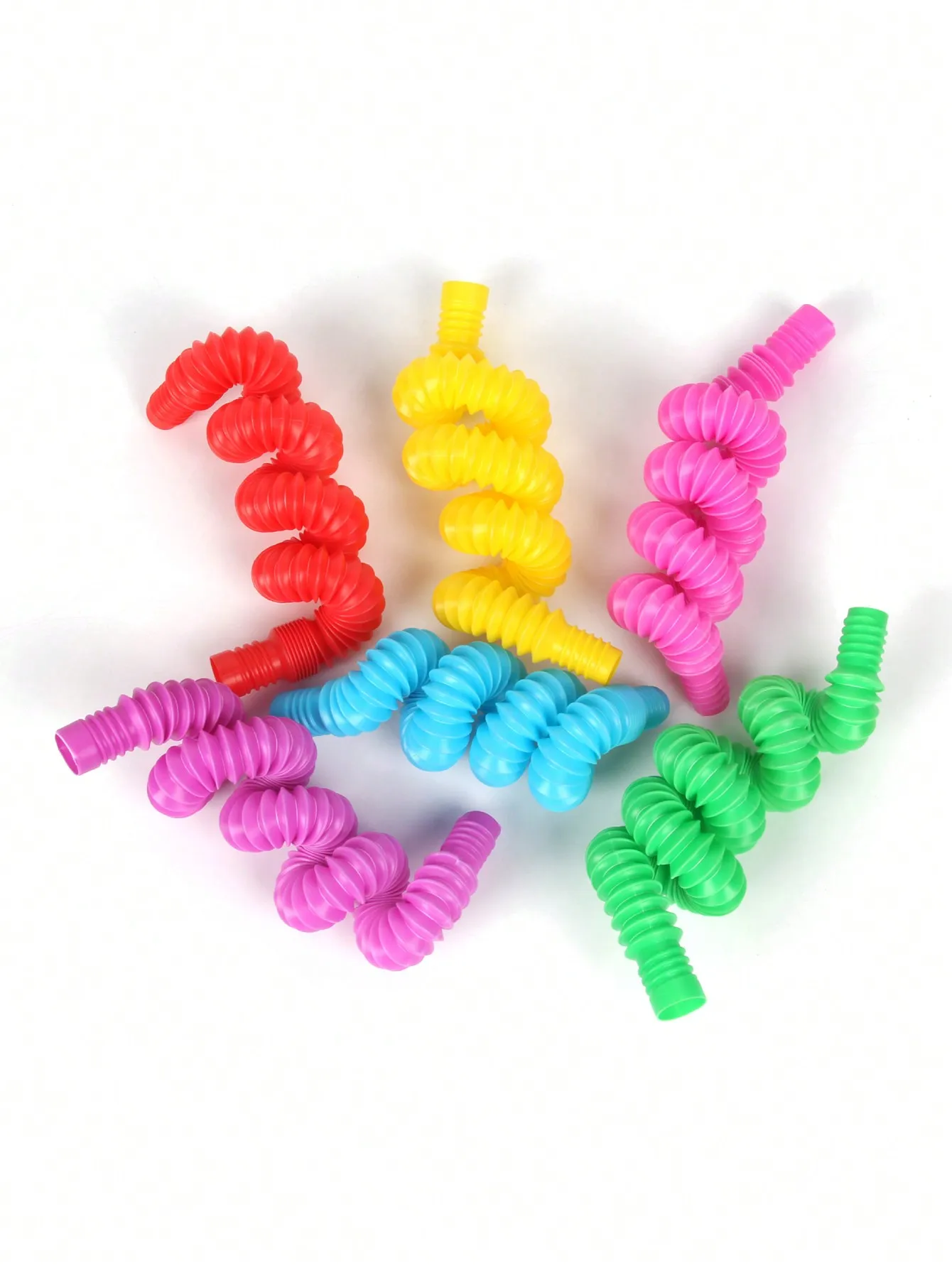 4/8/24/36/72PCS Pop Tube Relief Toy Random Color Pop Tube Fidget Toy, Colorful  Tubes for Stress and Anxiety Relief