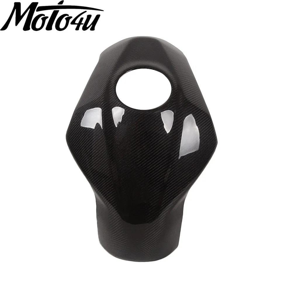 For Kawasaki Ninja400 Ninja 400 2018 2019 2020 2021 2022  Motorcycle Fairing Parts Carbon Fiber Fuel Tank Guard Full Tank Cover